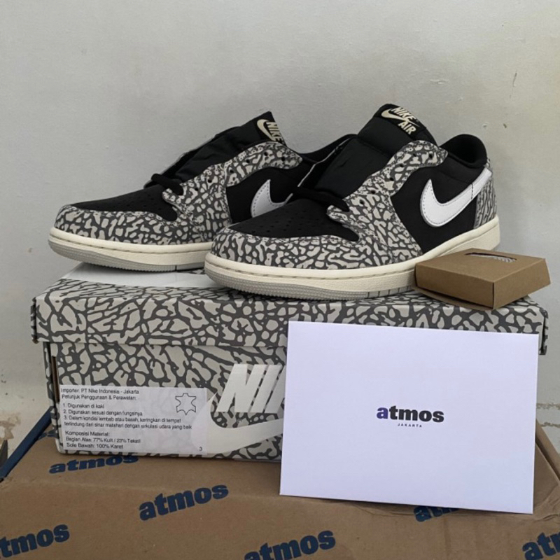 Nike Air Jordan 1 Low Og Black Cement