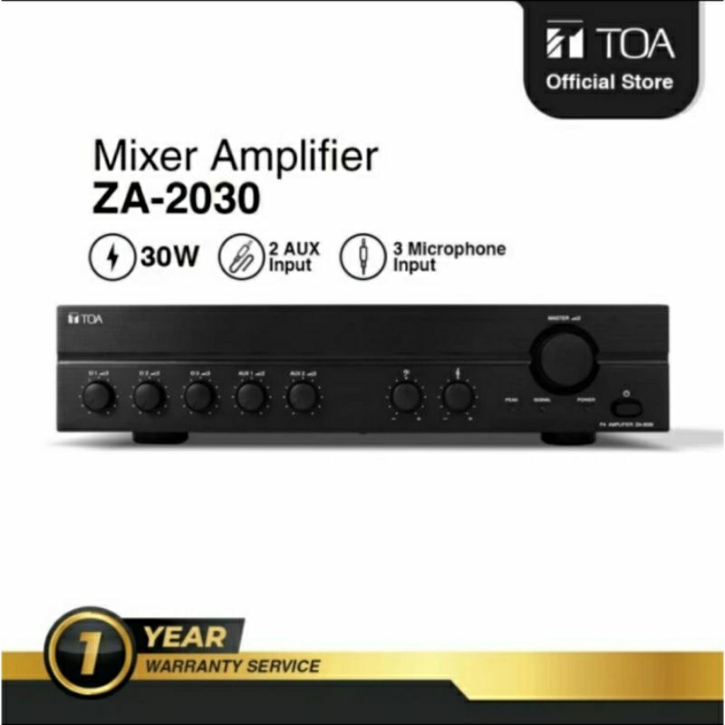 amplifier toa za 2030 original amplifier toa 30 watt