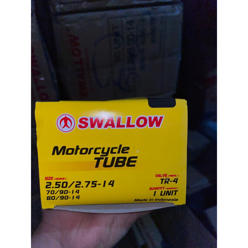 Ban Dalam Motor matic SWALLOW ukuran 250/275-14 70/90-14 80/90-14 RING 14 SWALLOW