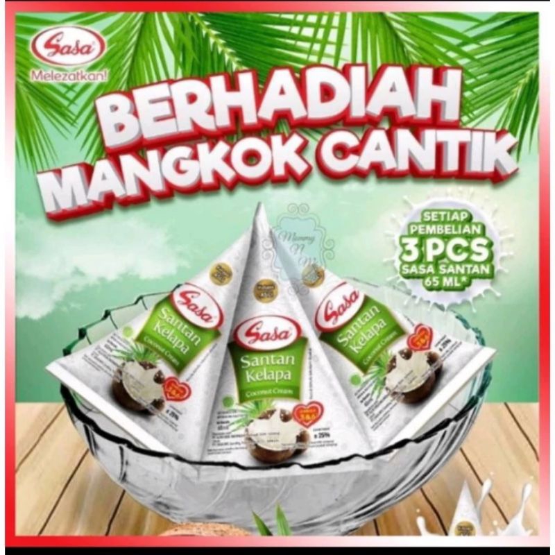 

SASA Santan 3pc free mangkok