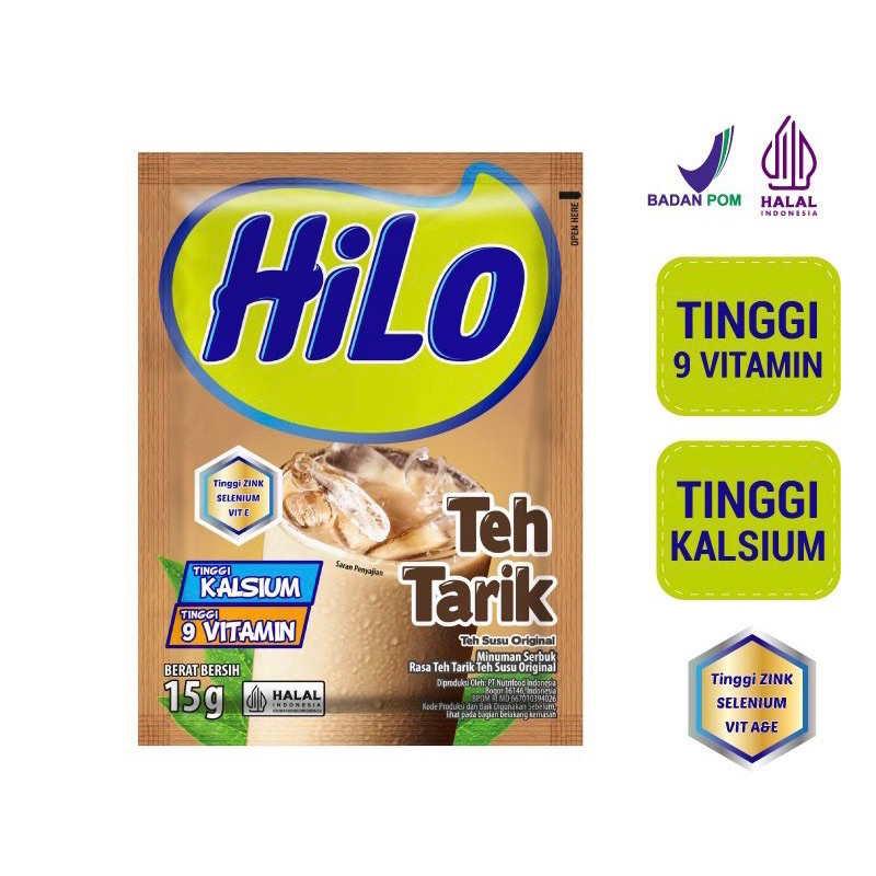 

Hilo Minuman Teh Bubuk Teh Tarik 10 Sachet