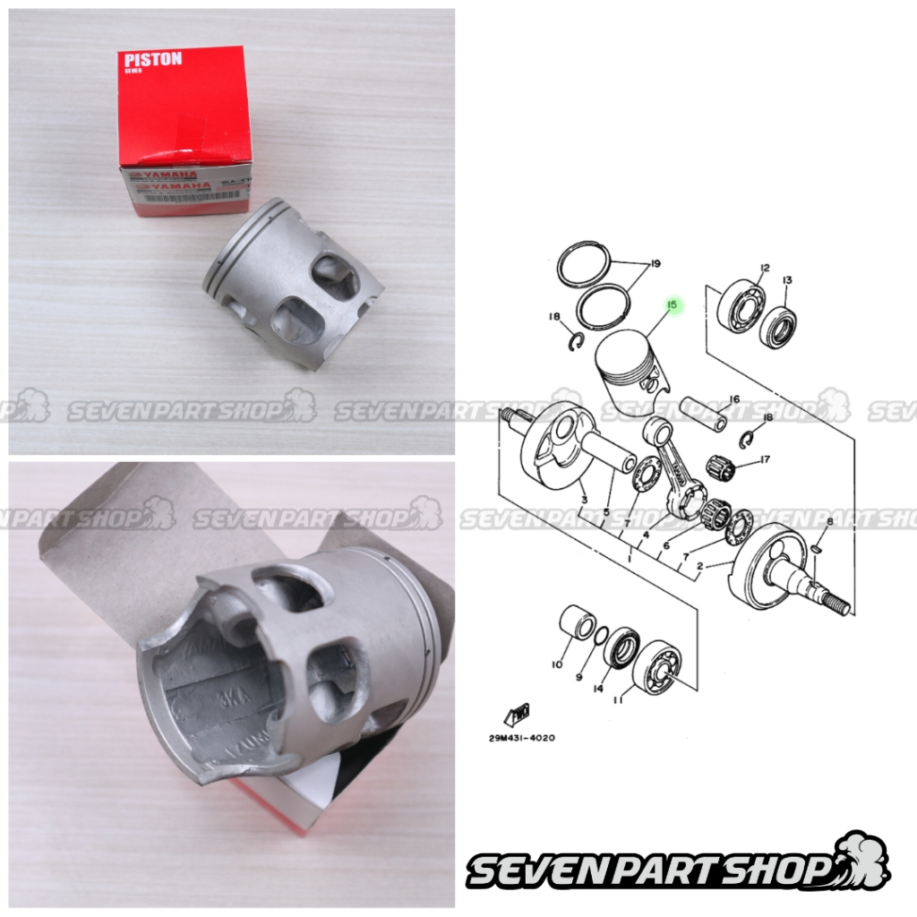 PISTON SEHER ONLY RX KING RXKING RXK ORI ORIGINAL YGP OS 0 25 50 75 100