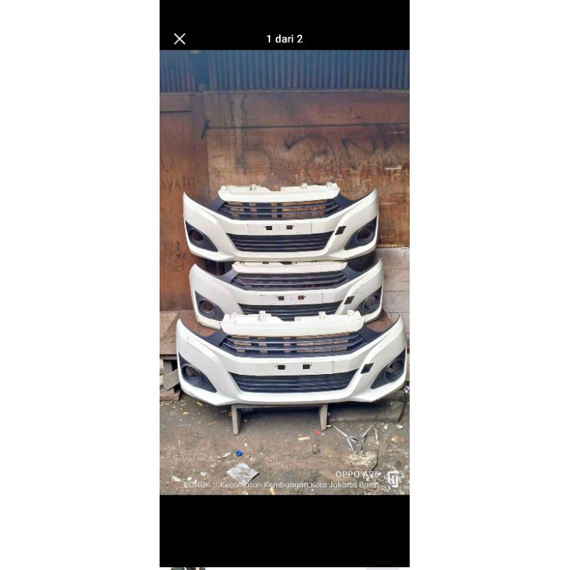 bumper bemper depan ayla 1000cc original 2017-2018