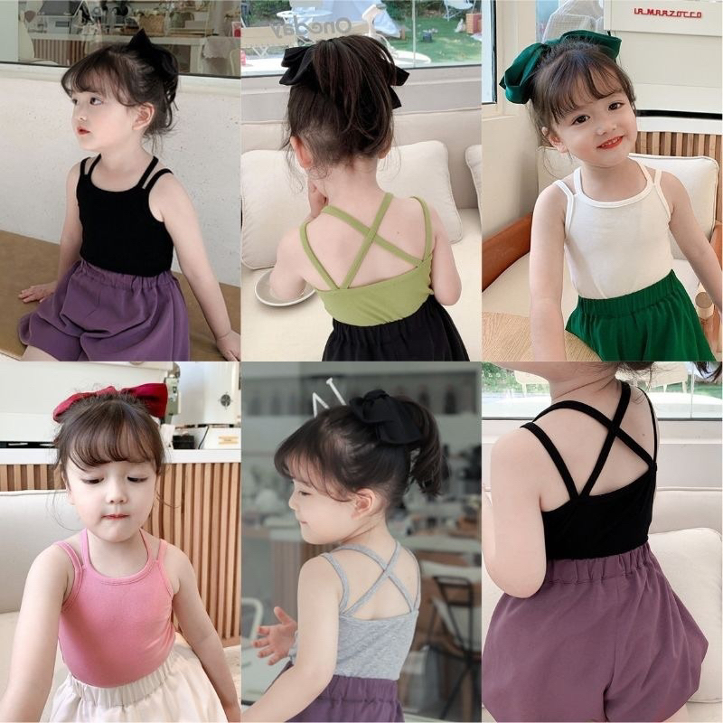 tanktop anak silang / FEREN TANKTOP SILANG