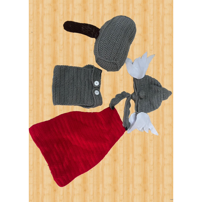 PRELOVED kostum foto baju rajut anak 1 tahun karakter superhero thor ninja turtles captain america