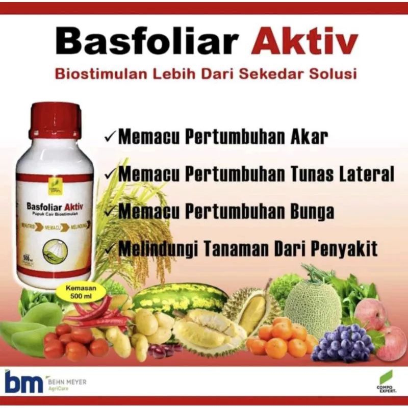 basfoliar aktiv/aktif 500 ml - pupuk nutrisi buah dan bunga produksi BEHN MEYER