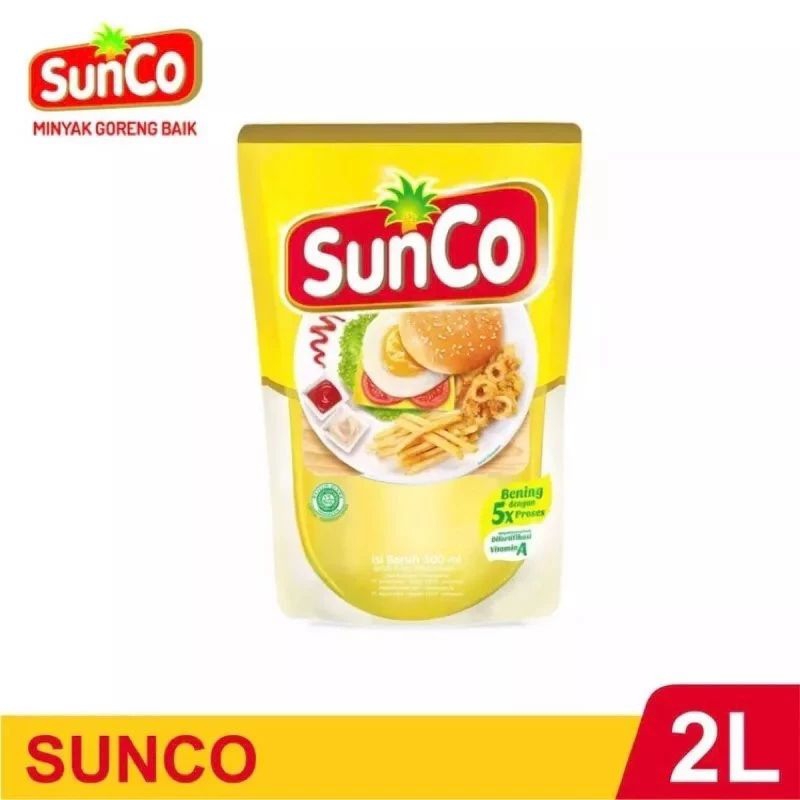 

Minyak goreng SUNCO 2L promo 50% hanya saat live