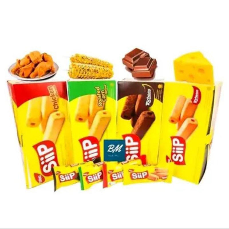 

KS - Snack SIIP Nabati 1 Box Isi 20 Pcs / Snack Nabati Siip / Snack Wafer Nabati Siip