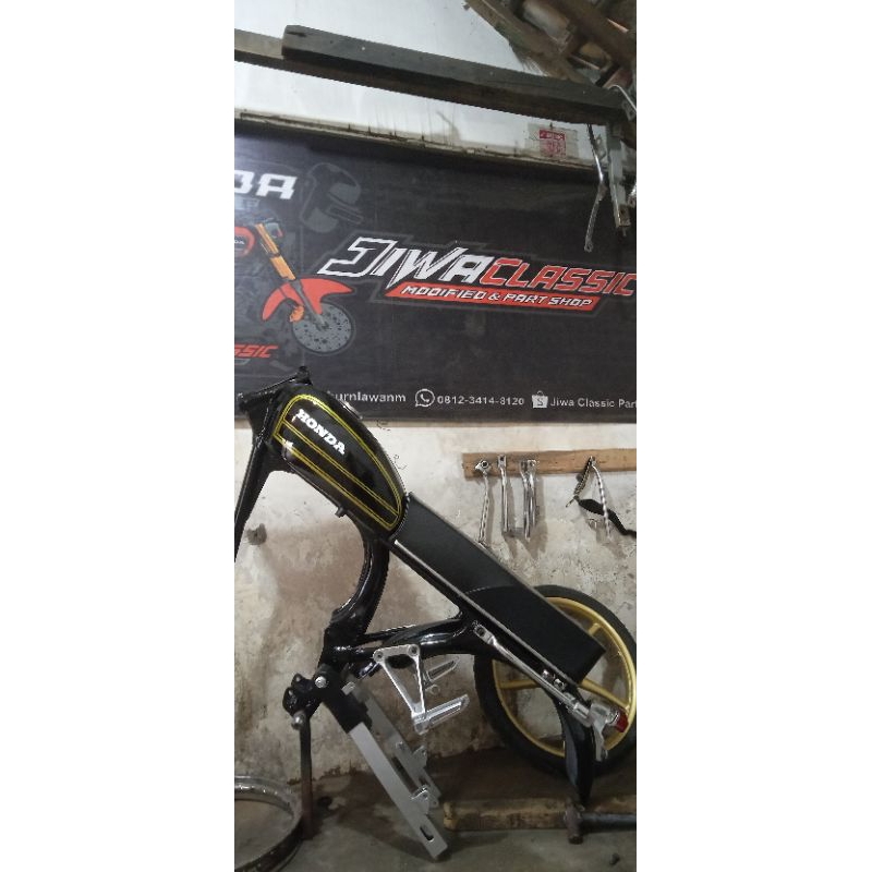 Body set CB tatanan k2 begel panjang set rangka full cat body airbrush