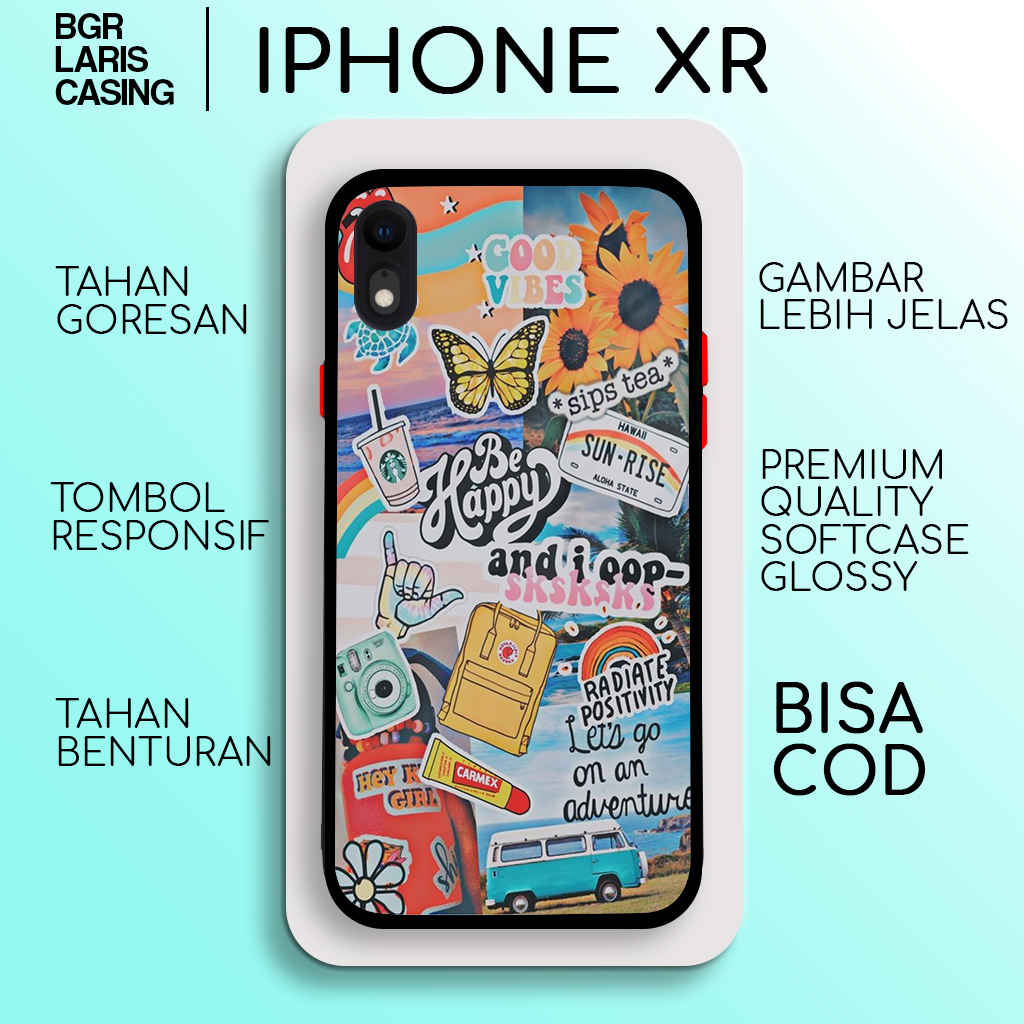 Case Iphone Xr Terbaru Aesthetic Stiker 04 Casing Iphone Xr Hardcase Softcase Glossy Kesing Termurah