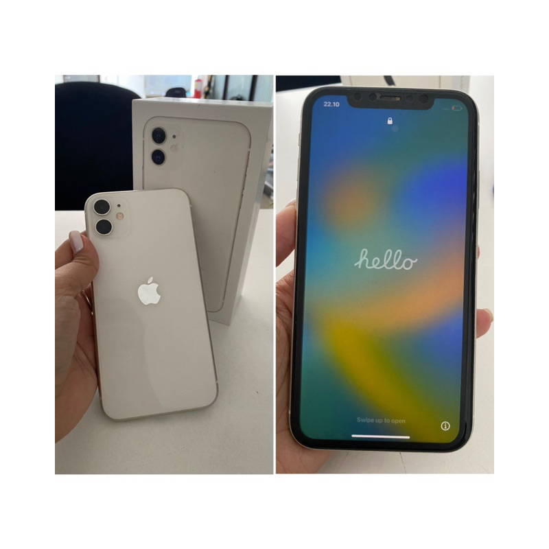 iPhone 11 128gb White second garansi resmi TAM/iBox