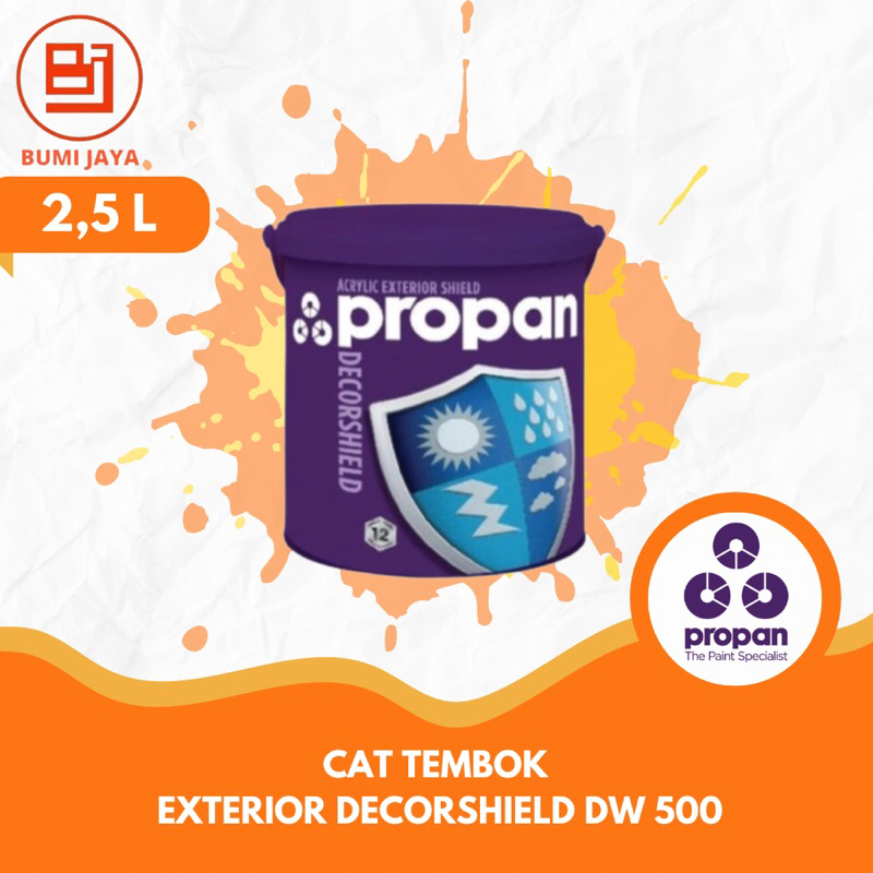 cat tembok exterior propan decorshield DW 500 2.5ltr..