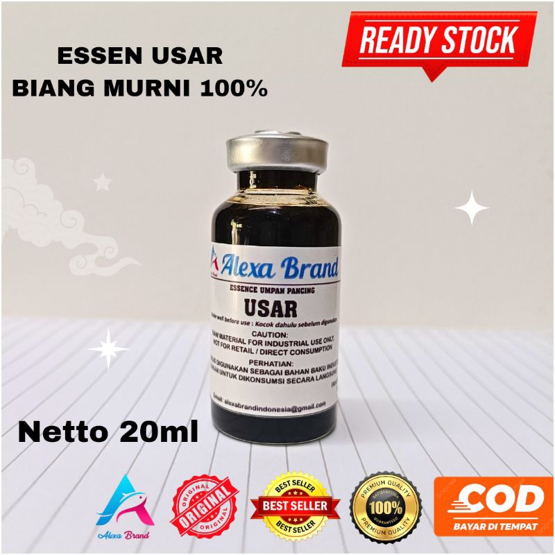 Essen Usar biang murni 100% - Usar hitam - esen Usar - Alexa Brand - umpan pancing