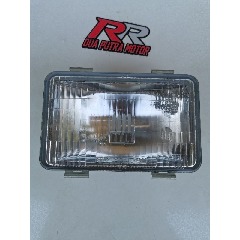 headlamp head lamp replektor reflektor lampu depan kotak original ori suzuki ts100 gp100 a100 ts gp 