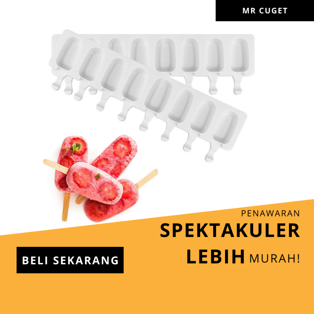 

Cetakan Es Krim Ovals 8 Lubang | Buat Sendiri Es Krim dan Cokelat DIY | Kualitas Makanan Terbaik | Ide Kreatif untuk Membuat Es Krim Sendiri | Tambahkan Sentuhan Spesial pada Dessert Anda | Kreasikan Es Krim dan Kue Anda Sendiri | Alat DIY yang Praktis un