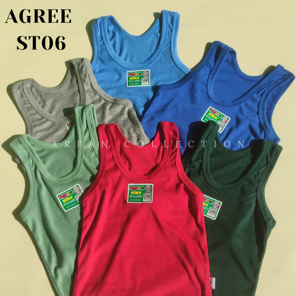 SINGLET AGREE KIDS ST06 SINGLET AGREE KIDS WARNA