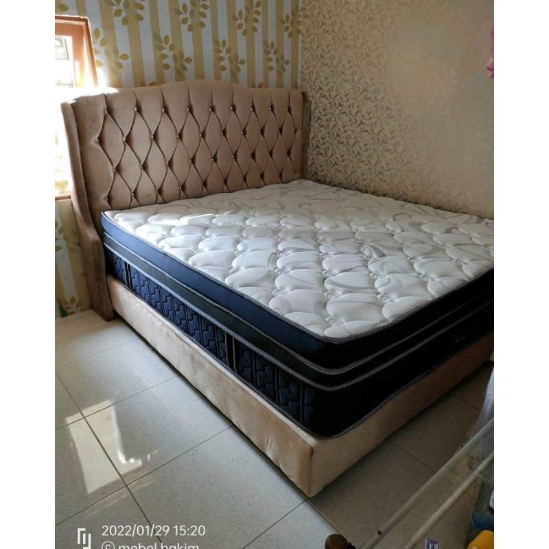 KASUR/MATRAS/SPRINGBAD CENTRAL IMPORIUM+DIPAN MINIMALIS BHAN BLEDRU UK 160X200