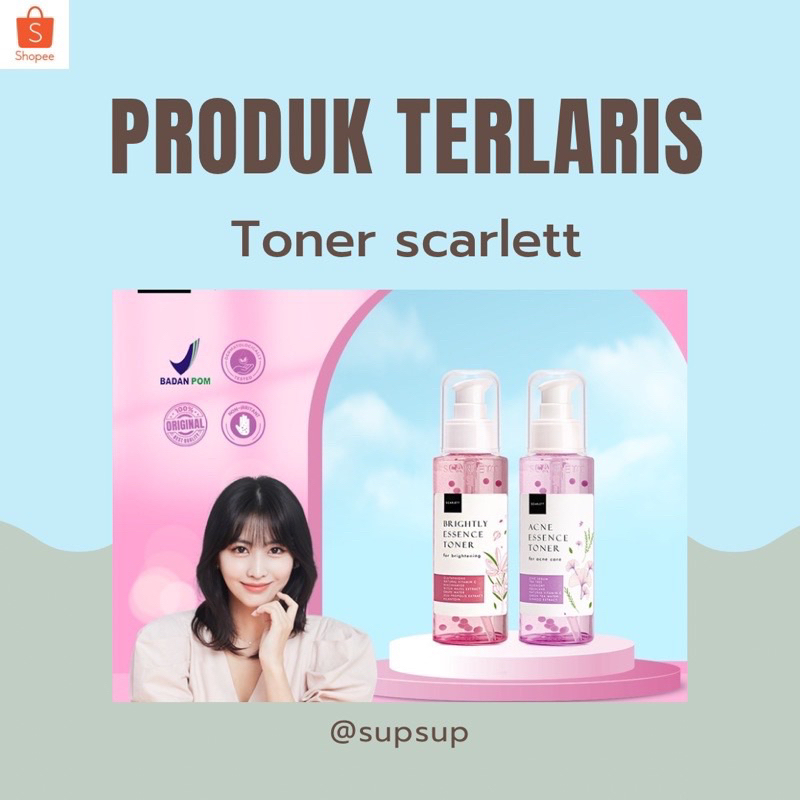 ❤️EGA BEAUTY SKINCARE & COSMETIC STORE❤️ SCARLETT Whitening Toner Series 100ml