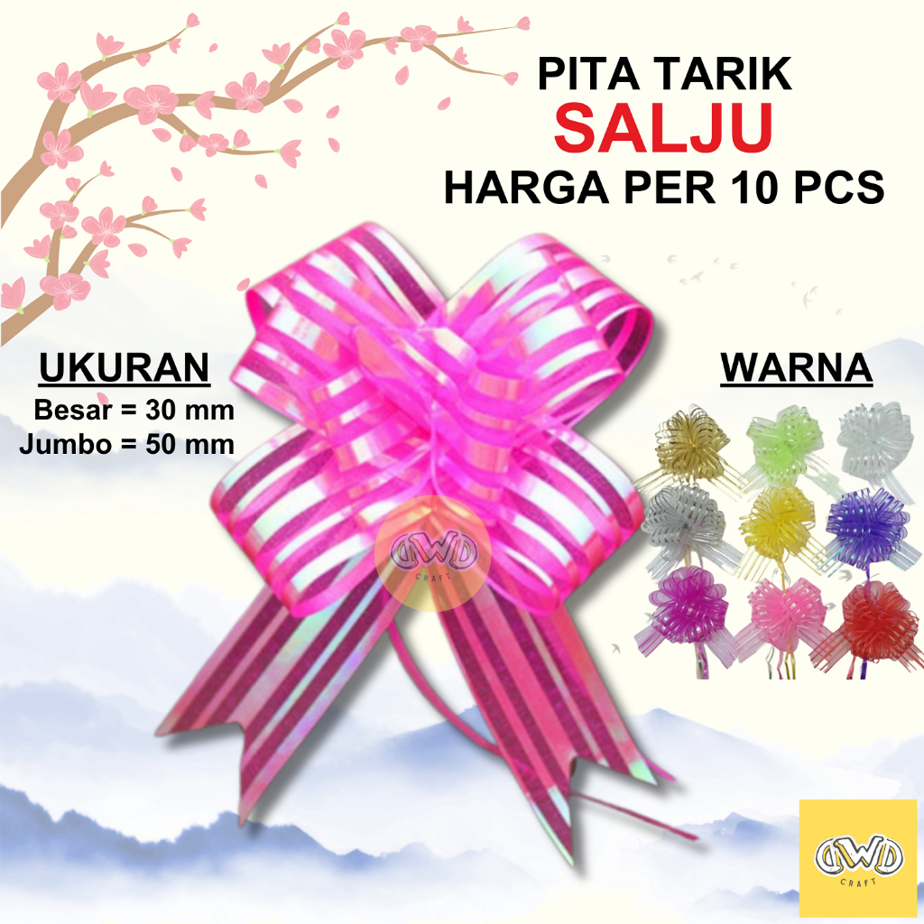 

Pita Tarik SALJU Organdi Pita Serut