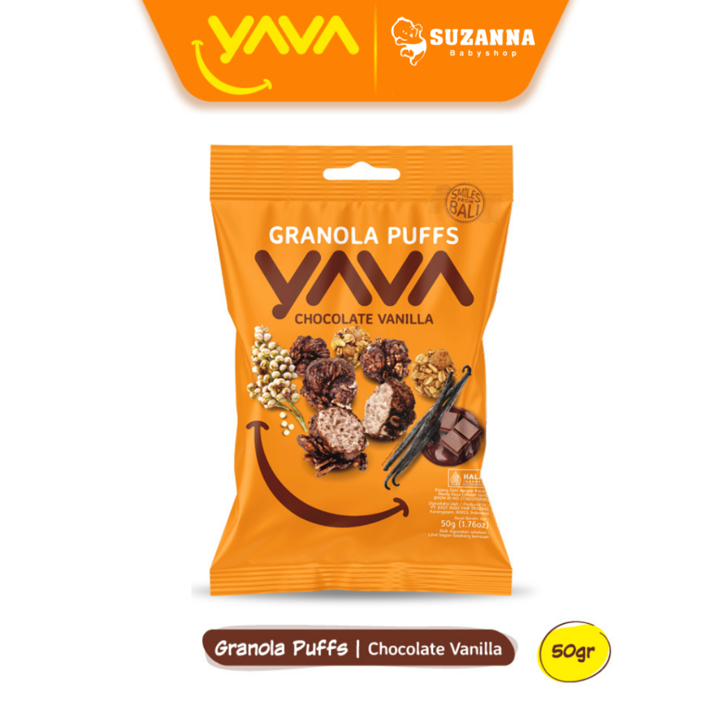 

YAVA Granola Puffs Chocolate Vanilla 50g