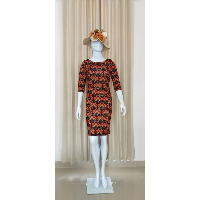 Dress Bodycon Bunga Premium 001