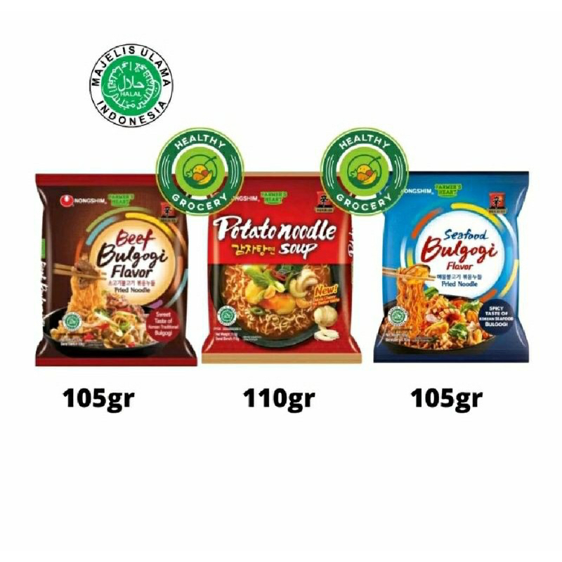 

Nongshim Beef Bulgogi / Seafood Bulgogi Fried Seafood