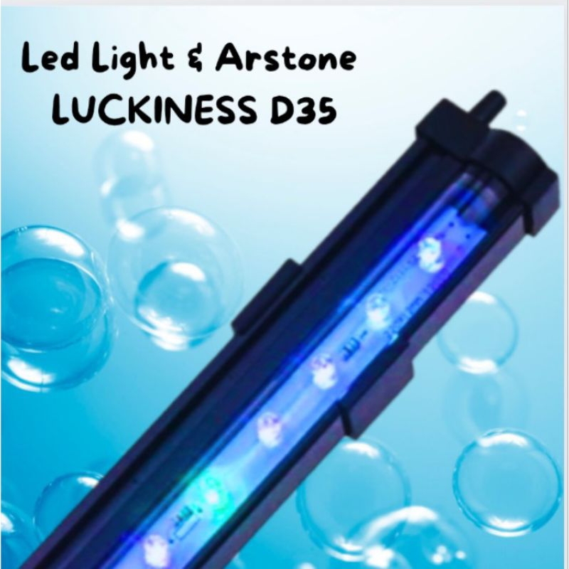 Lampu aquarium LED LUCKINESS AIRSTONE D35 airstone