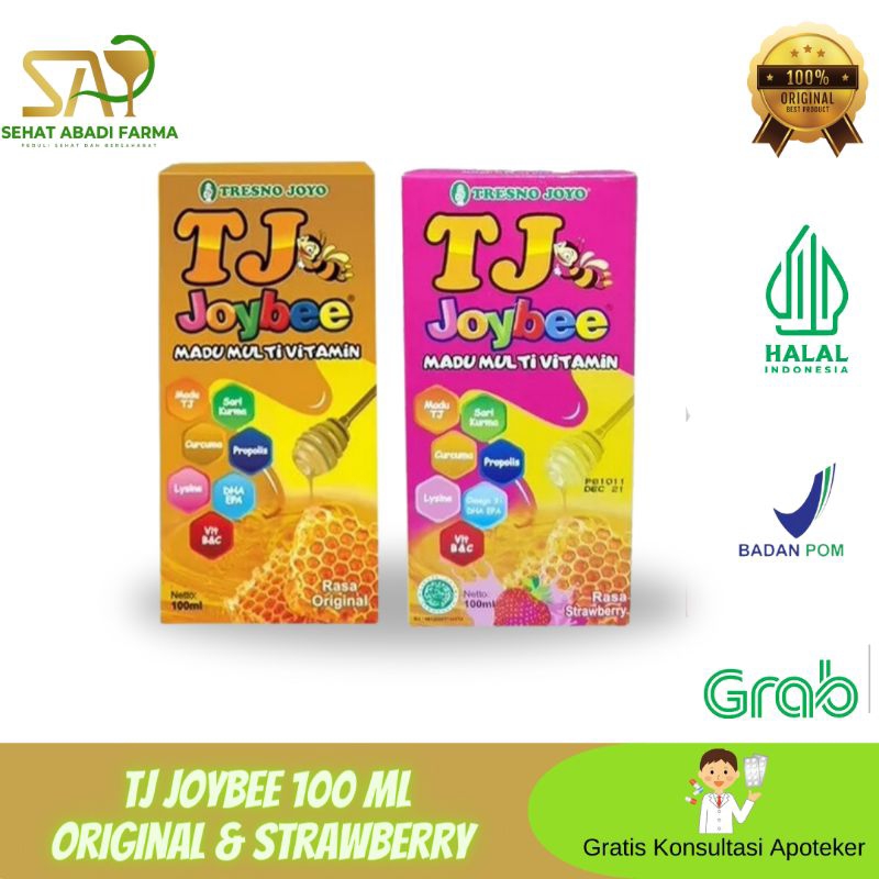 

Madu TJ Joybee Tresno Joyo Joybee Multivitamin Madu TJ Strawberry Madu TJ Original