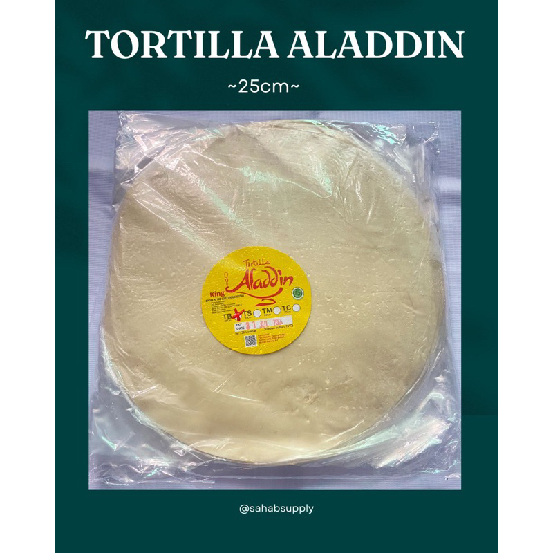 

Tortilla Aladdin 25cm/ Kulit kebab aladdin / Kulit kebab 25cm