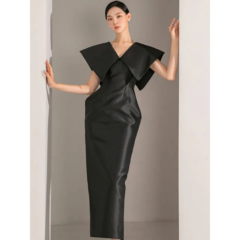 dress pesta elegant wanita jumbo big size premium - dress coctail wanita cantik big size jumbo - dre