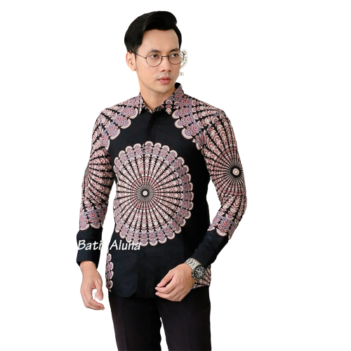 Batik Pria Lengan Panjang Premium Slimfit Aluna