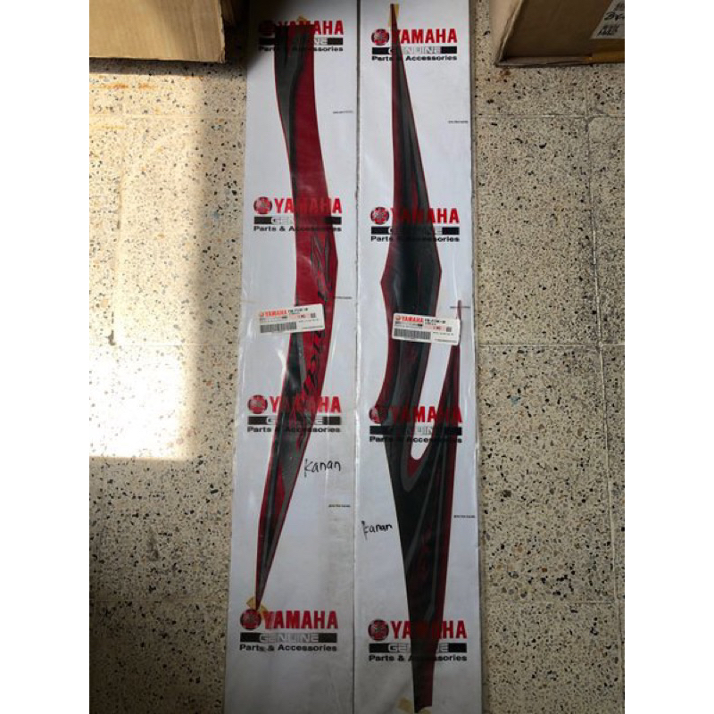 Striping Sticker Stiker Cover Tutup Body New Jupiter Z 115 Robot 31B Ori