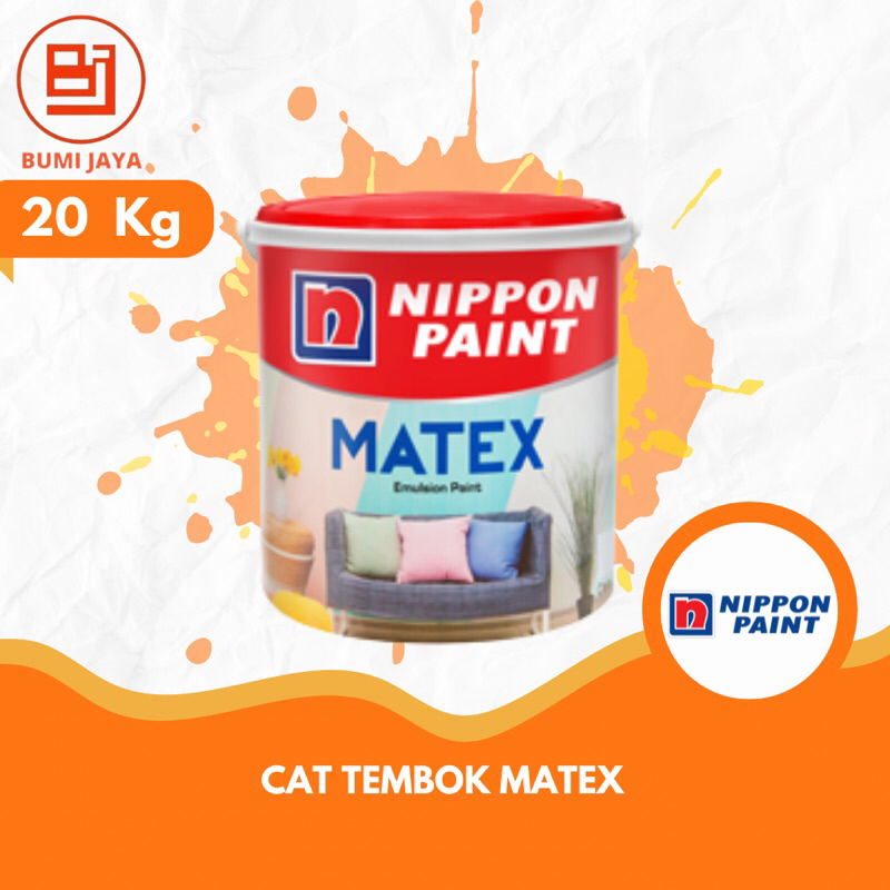 cat tembok murah nippon paint matex 20kg