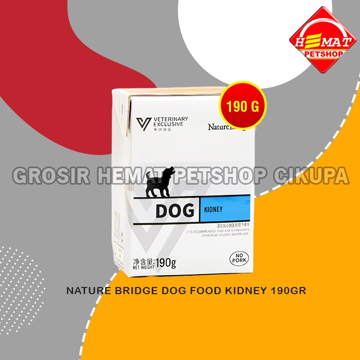 Makanan Anjing Nature Bridge Kidney Dog Food 190 Gram