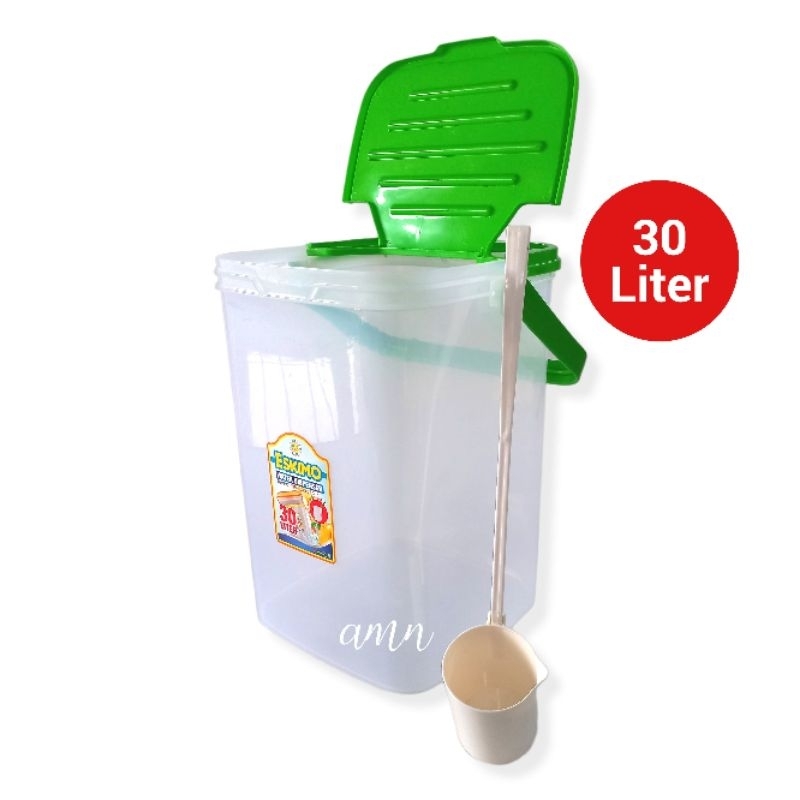 Toples Es Buah Eskimo 30 Liter + Gayung / Aquarium Es Buah