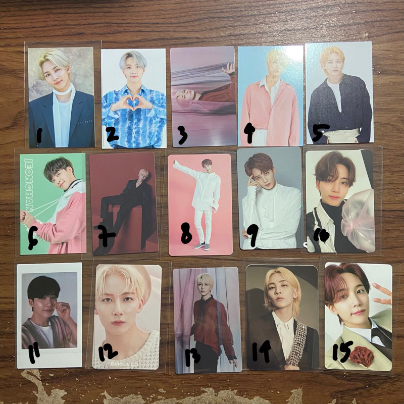 SEVENTEEN JEONGHAN Ode To You Incomplete Caratland Season Greeting Banila PC Photocard