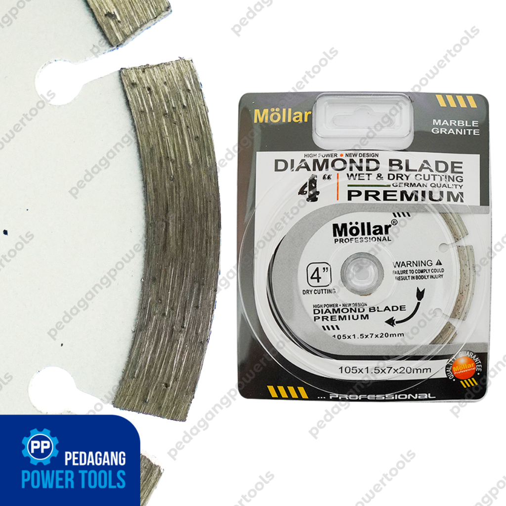 MOLLAR WHITE MATA GERINDA PISAU POTONG KERAMIK GRANIT DIAMOND WHEEL