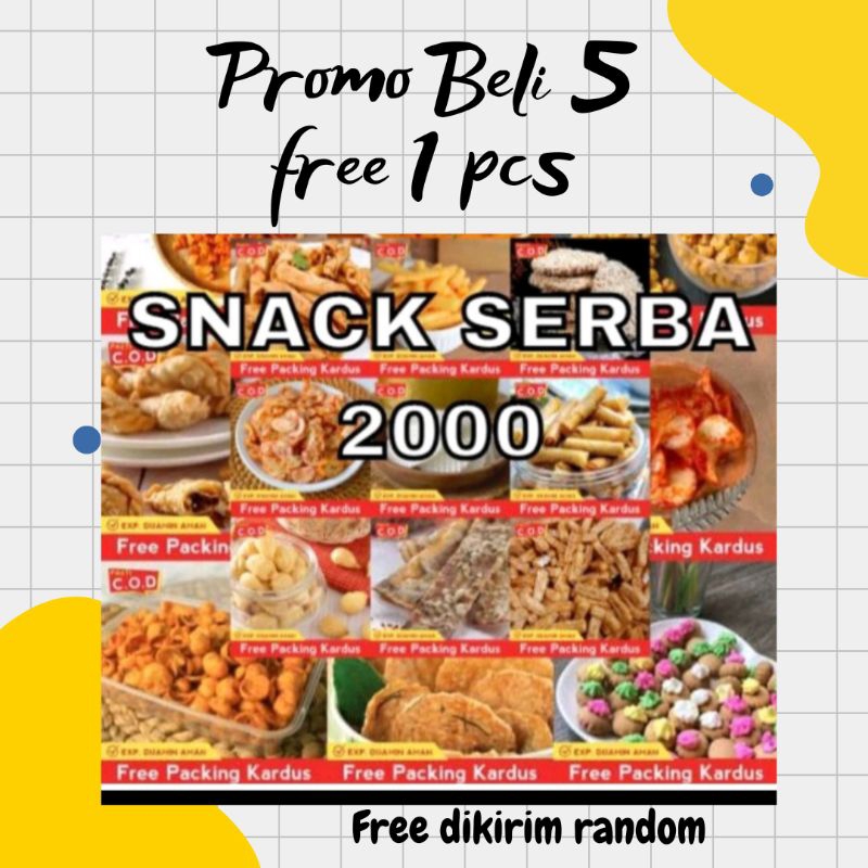 

[Promo Serba 2000 ] Snack cemilan/promo snack murah