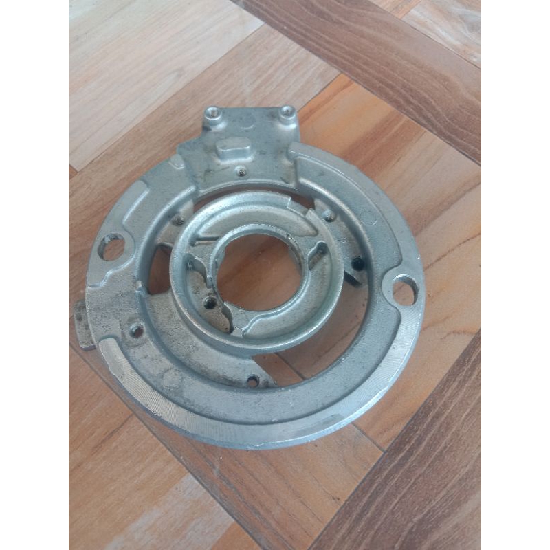 Utuh braket spull kern dudukan spoll Yamaha rxz rzr rx-z 55k tatakan stator Pulser dalam luar pengap