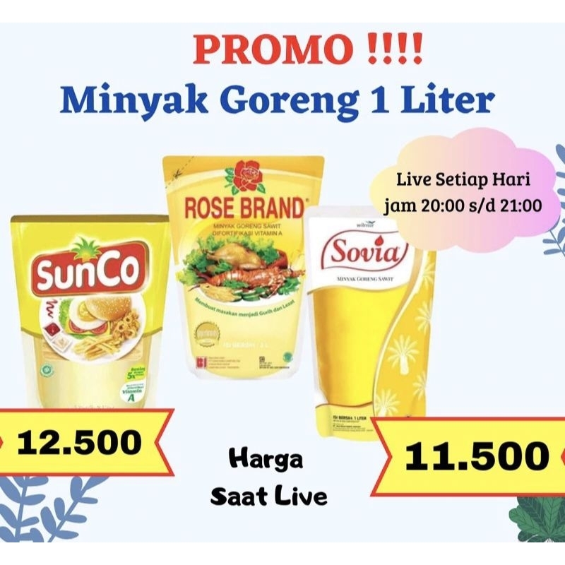 

minyak sunco 1L promo