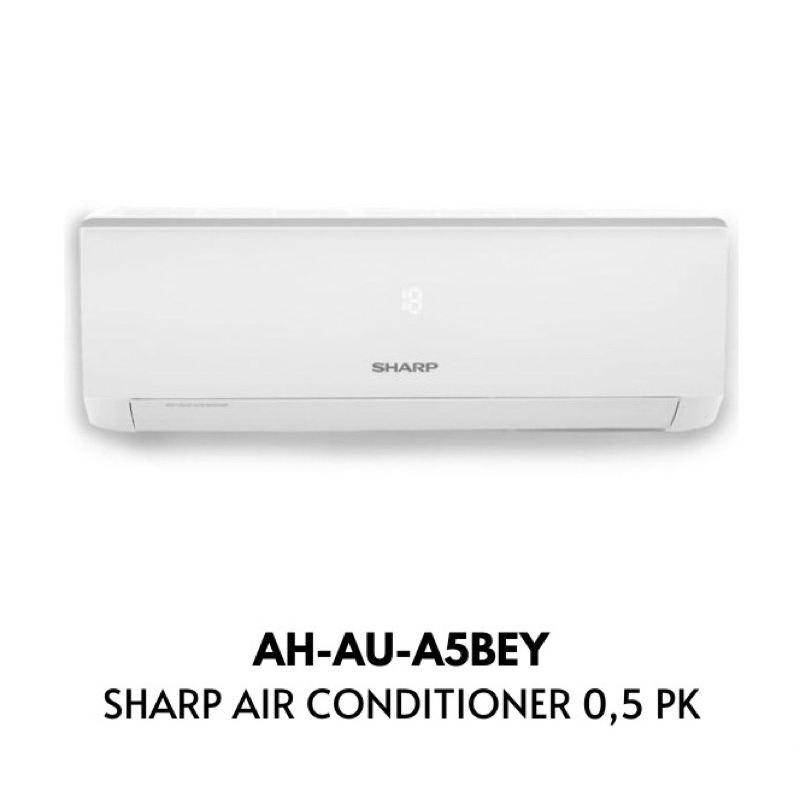 AC SHARP 1/2 PK AHA-5BEY / 1 PK AU-A9UCY Indoor & outdoor Low Watt (unit saja) *Solo&sekitar