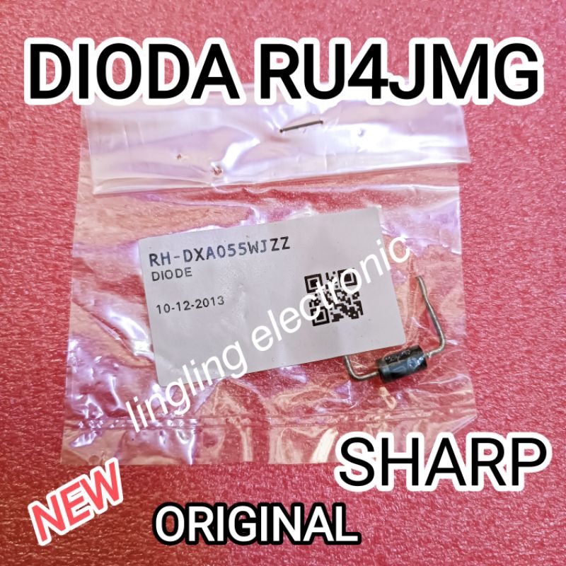 DIODA RU4JMG 2A 600V ORIGINAL FOR SHARP