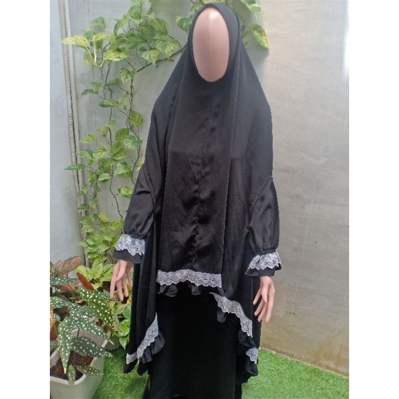 preloved Gamis Set JetBlack