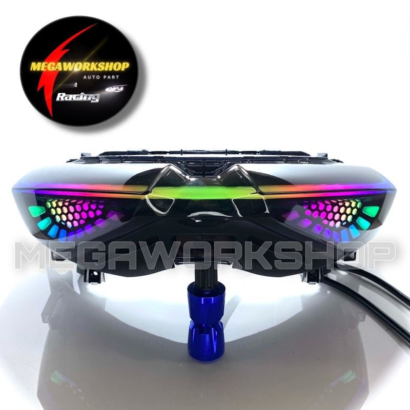 Lampu Stop Nmax New Xcase RGB Aplikasi Hp New