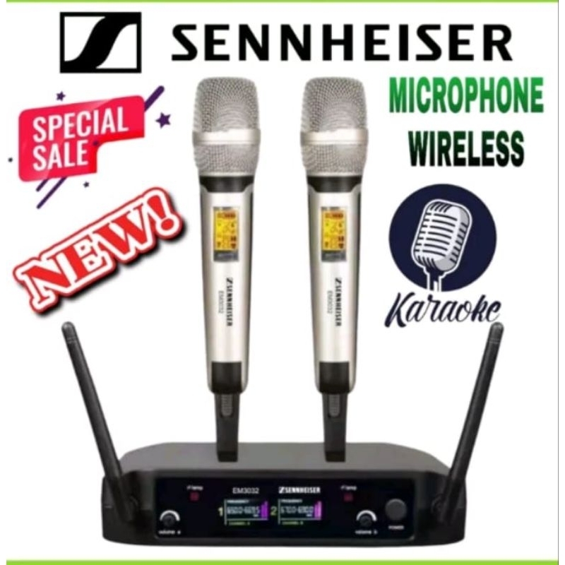 Mic wireless Sennheiser Em -3032 microphone wireless Sennheiser vocal