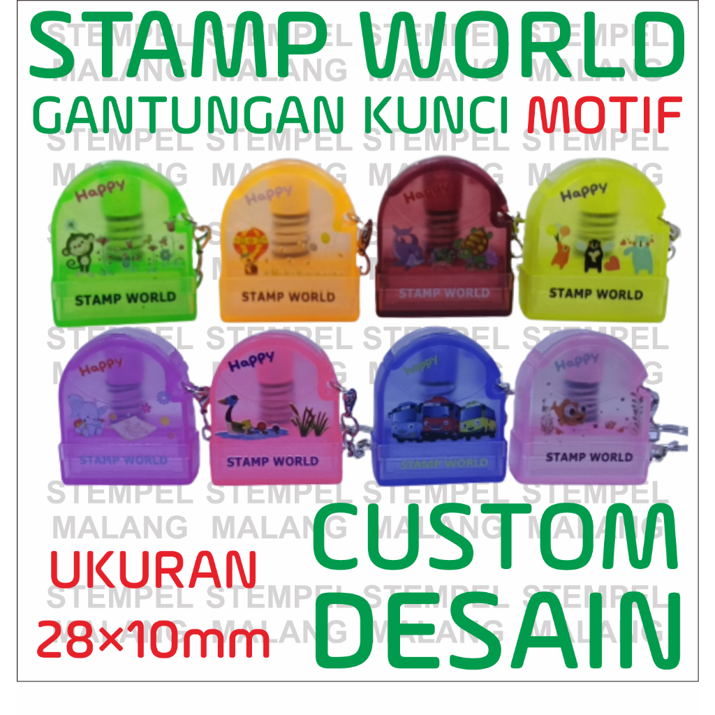 STEMPEL NAMA | STEMPEL OTOMATIS | STEMPEL MINI | STEMPEL MOTIF 2810