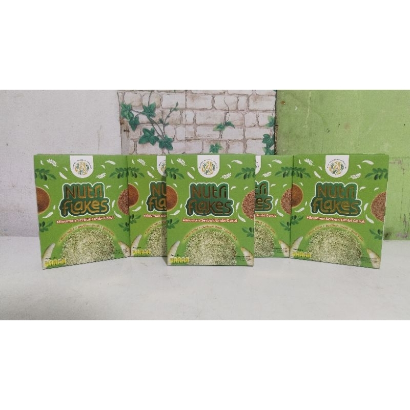 

nutri flakes minuman serbuk umbi garut