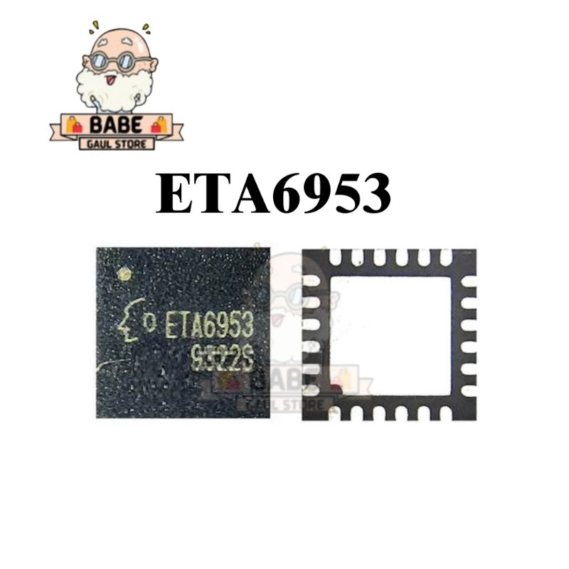 Ic Cas ETA6953 Redmi 9a 9c Original Charger Eta 6953