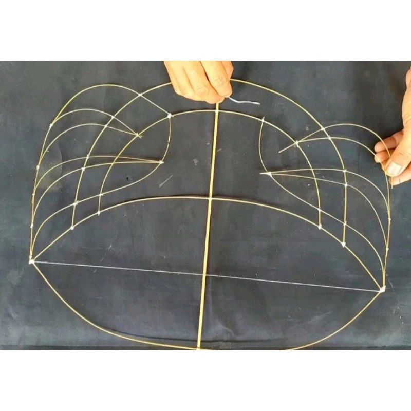 kerangka layang layang ram raman super 1meter