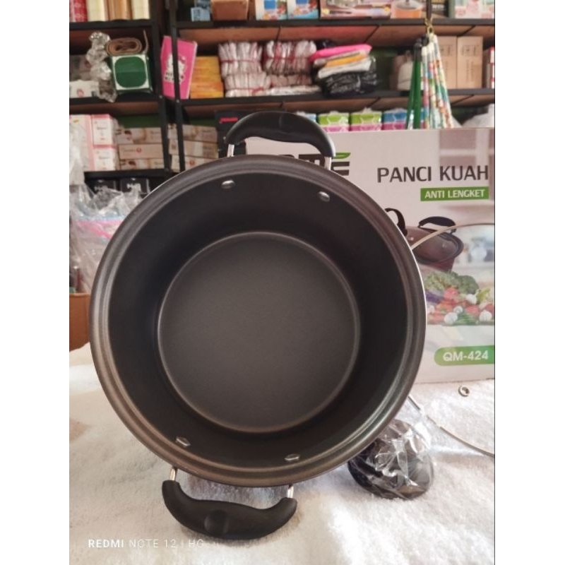 Panci Kuah Tutup Kaca Serbaguna QME Type QM-424